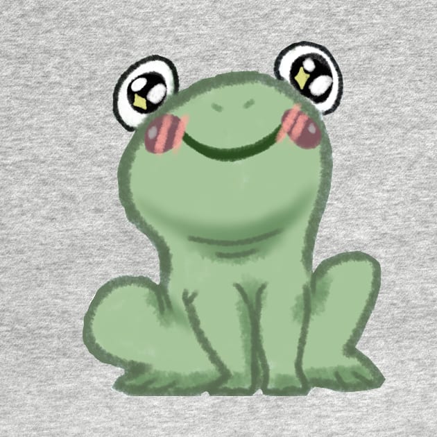 Happy Lilypad Frog by GG Raven Works